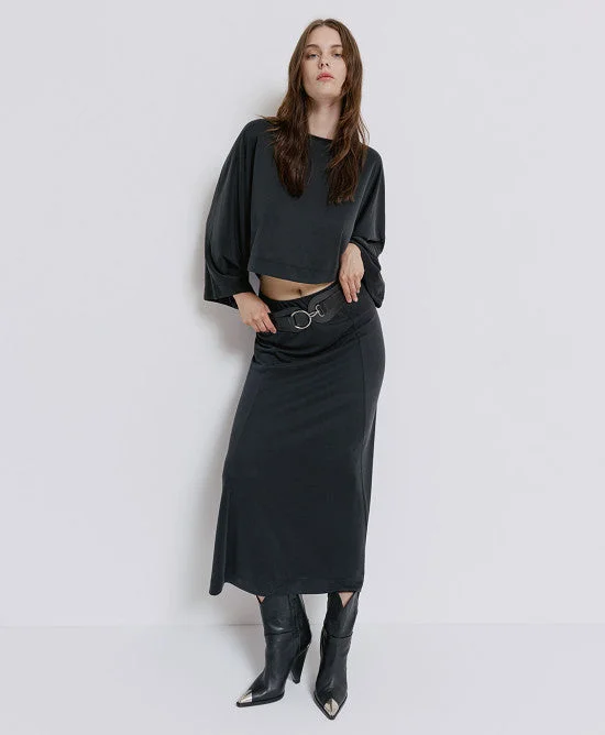 Deal Frenzy Access Fashion Black Oversized Long Sleeved Sweater