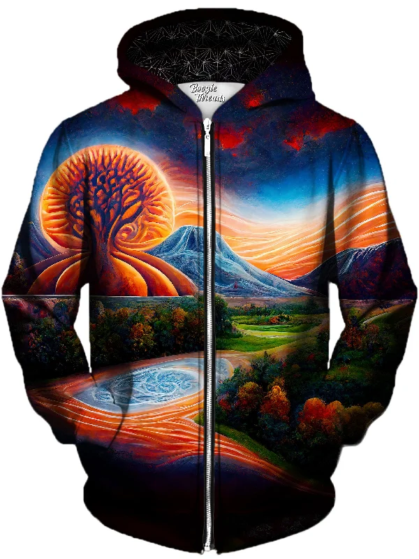 Price Fest Delightful Solution Unisex Zip-Up Hoodie