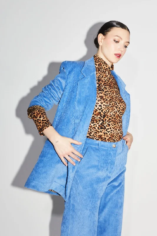 casual midi dressImprevu Ema Blazer In Vintage Blue