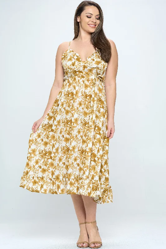 Today Only Plus Size Flora Midi Dress