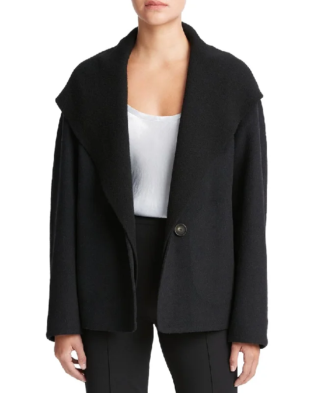 Sale Event Vince Knit Combo Wool-Blend Jacket