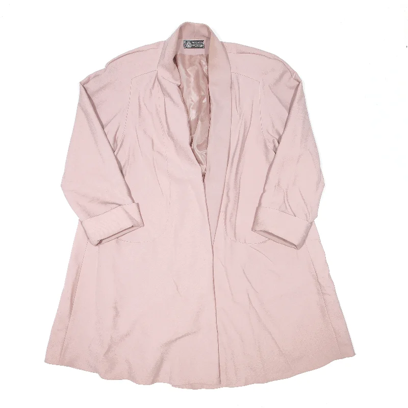 padded coatWOOLMARK Overcoat Jacket Pink Womens M