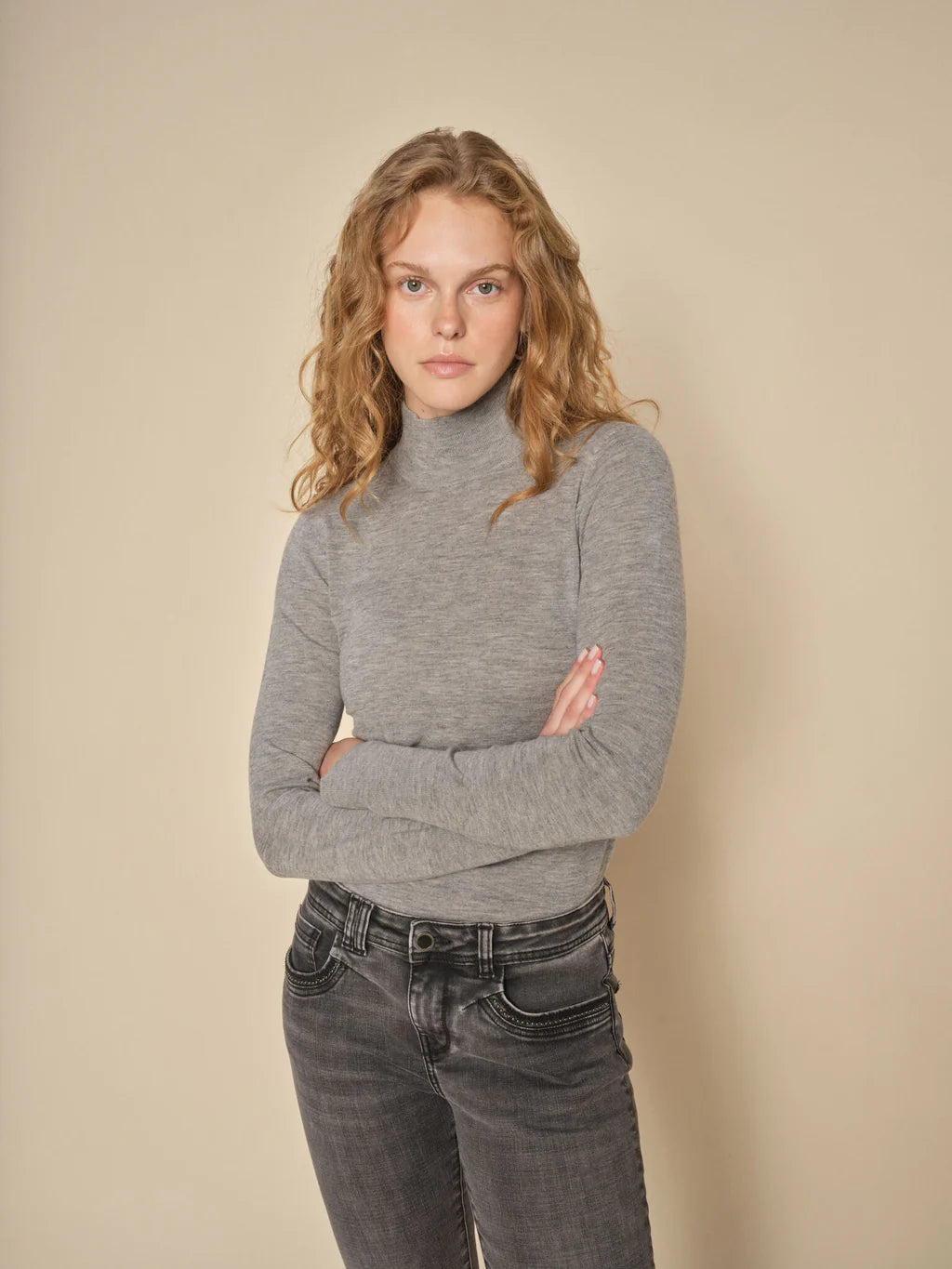 Price Rollback Mos Mosh Sharkskin Roll Neck Sweater