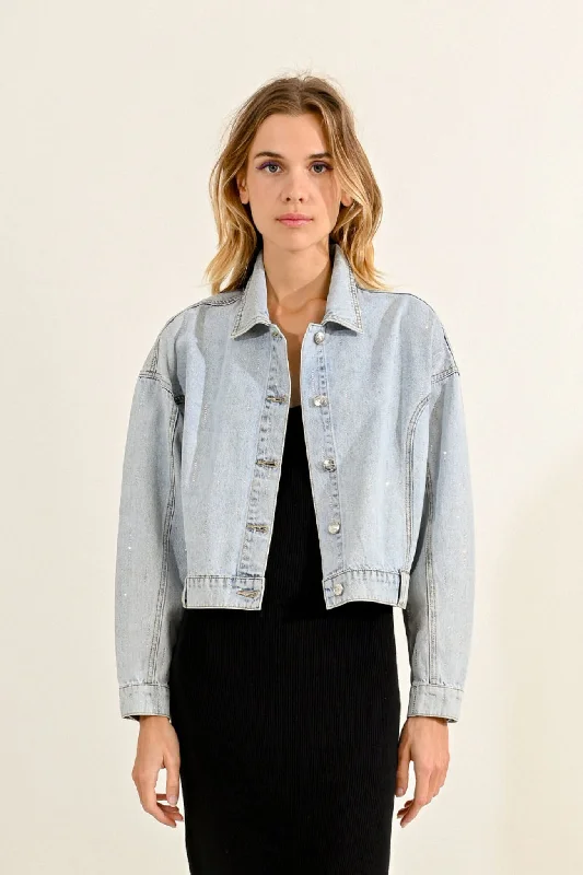 Lowest Prices Lili Sidonio Light Blue Denim Jacket