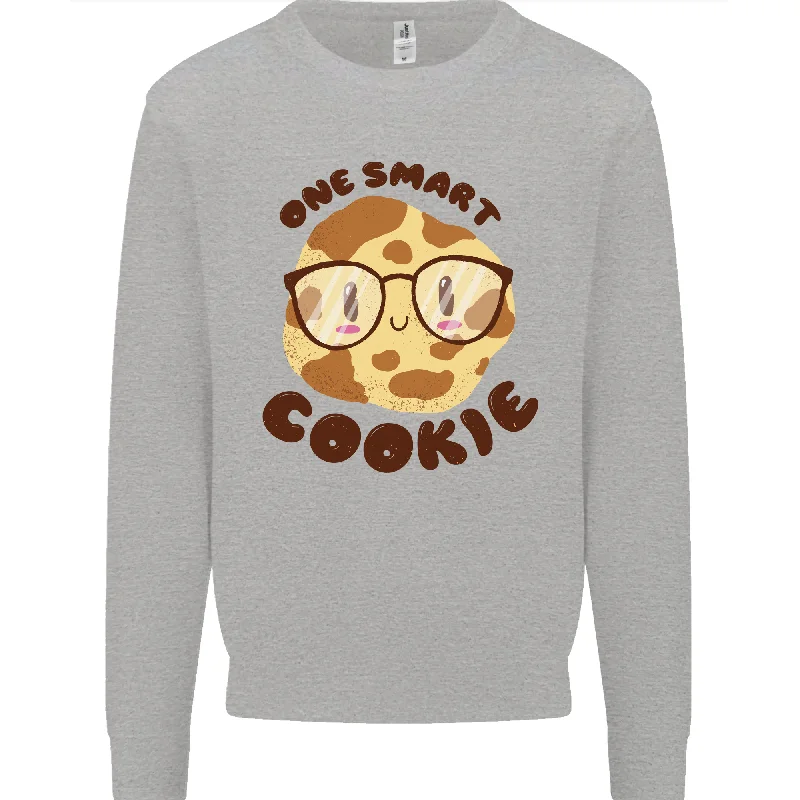 fashionable gym hoodieA Smart Cookie Funny Food Nerd Geek Maths Mens Sweatshirt Jumper