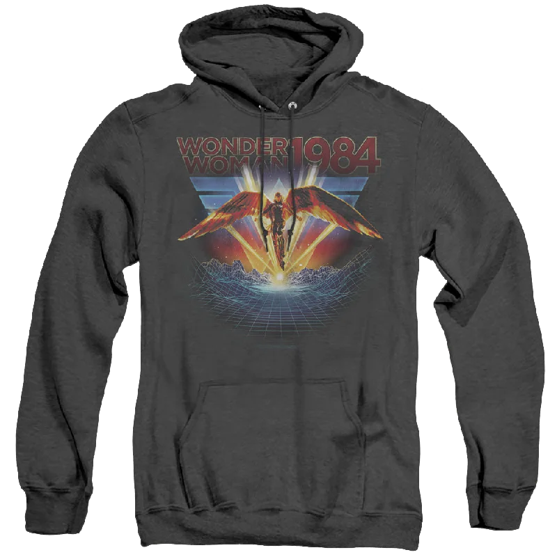 Steals and Deals Wonder Woman 1984 84 Metal - Heather Pullover Hoodie