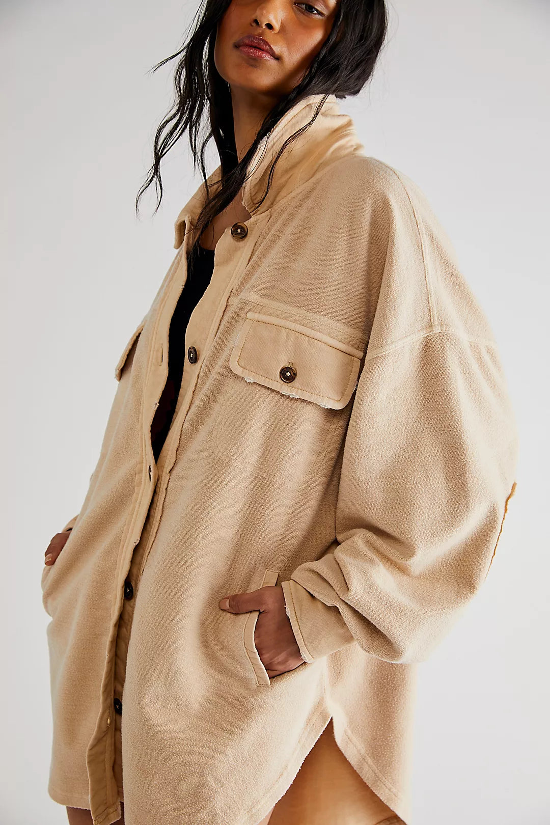 cozy winter coatFree People Ruby Jkt Mustard Seed