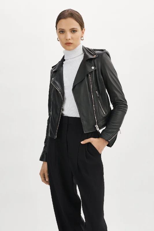 Holiday Sale DONNA | Iconic Leather Biker Jacket