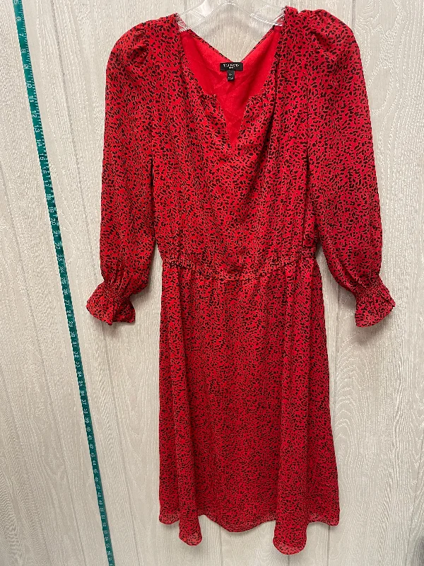 Reduced Prices Dress Casual Short By Talbots In Black & Red, Size: S