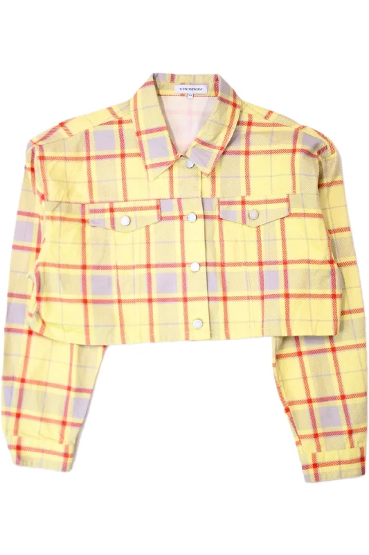 Great Deals We Wore What - Cropped Plaid Jacket