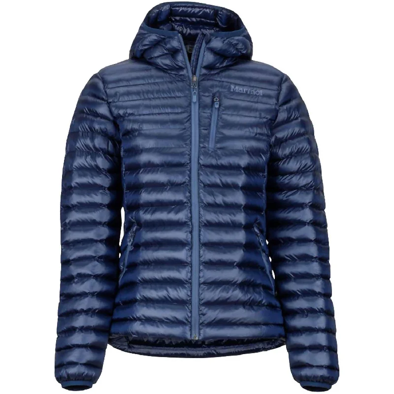 Grand Opening Sale Women's Avant Featherless Hoody Jacket In Arctic Navy