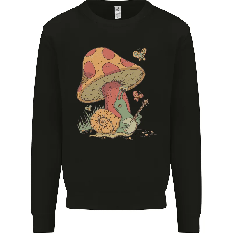 Don’t Miss Out fashion sportswear hoodieA Snail Playing the Banjo Under a Mushroom Mens Sweatshirt Jumper Don’t Miss Out fashion sportswear hoodieA Snail Playing the Banjo Under a Mushroom Mens Sweatshirt Jumper