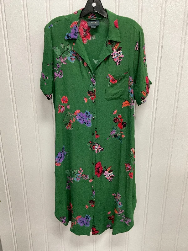 Limited Quantity Dress Casual Maxi By Maeve In Floral Print, Size: L