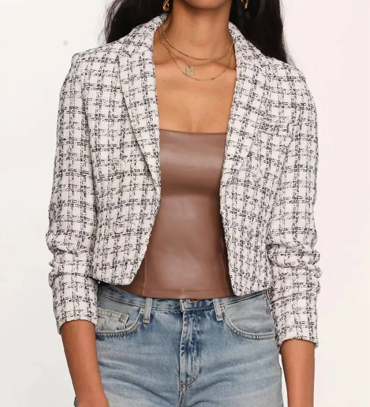 Price Cut Lupin Blazer In Cream