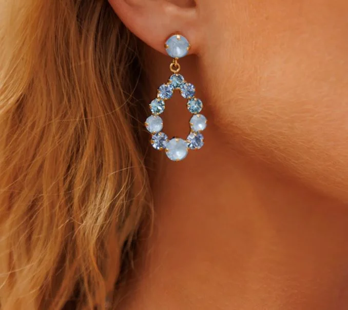 Discount Deals Caroline Svedbom Mini Delia Earrings Sky Combo