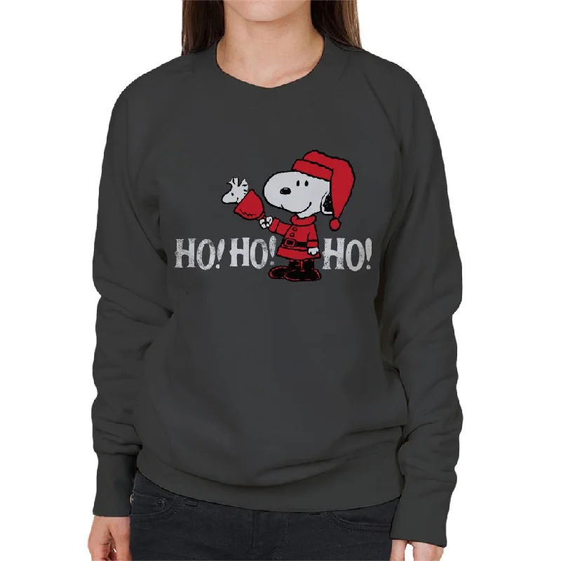 urban sports sweatshirtPeanuts Snoopy In A Santa Suit Ho Ho Ho Women's Sweatshirt