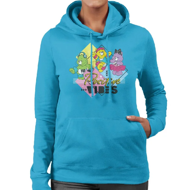 Don't Miss Care Bears Good Luck Bear Positive Vibes Women's Hooded Sweatshirt