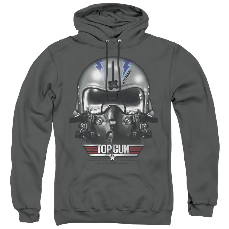 Best Bargains Top Gun Iceman Helmet - Pullover Hoodie
