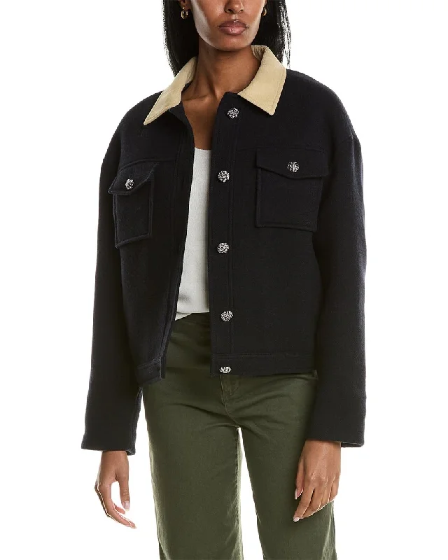 Midnight Madness ba&sh Wool-Blend Jacket