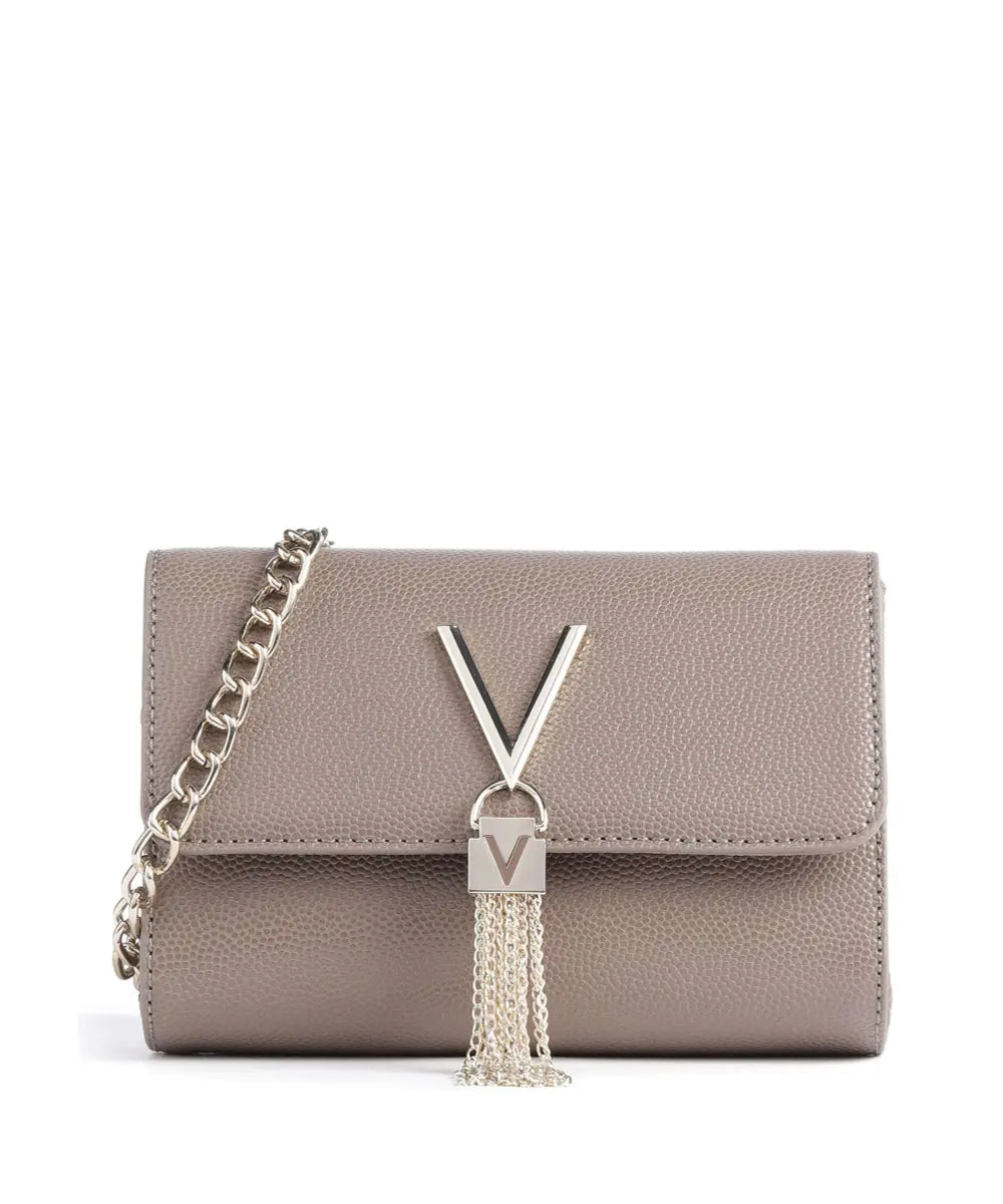 chic slip dressValentino Divina Taupe Pochette