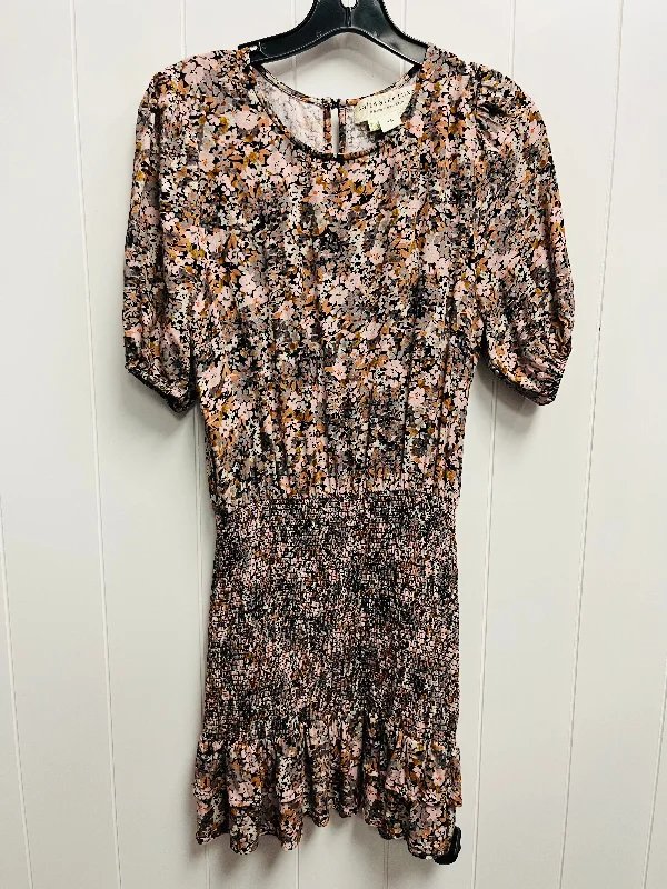 Discount Extravaganza Dress Casual Short By SALTWATER LUXE In Pink & Tan, Size: Xs