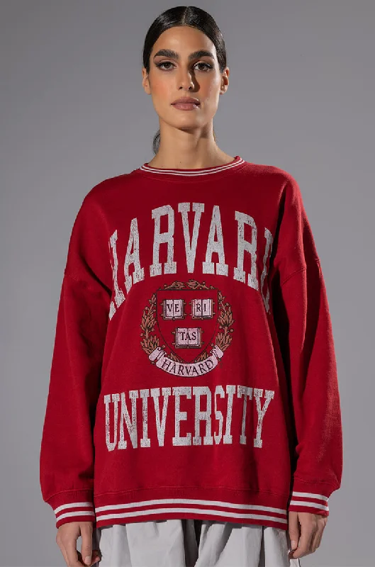 New Deals HARVARD OVERSIZED SWEATSHIRT