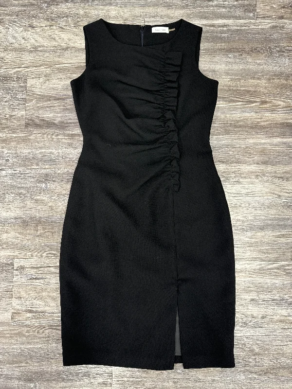 off-shoulder dressDress Work By Calvin Klein In Black, Size: 6