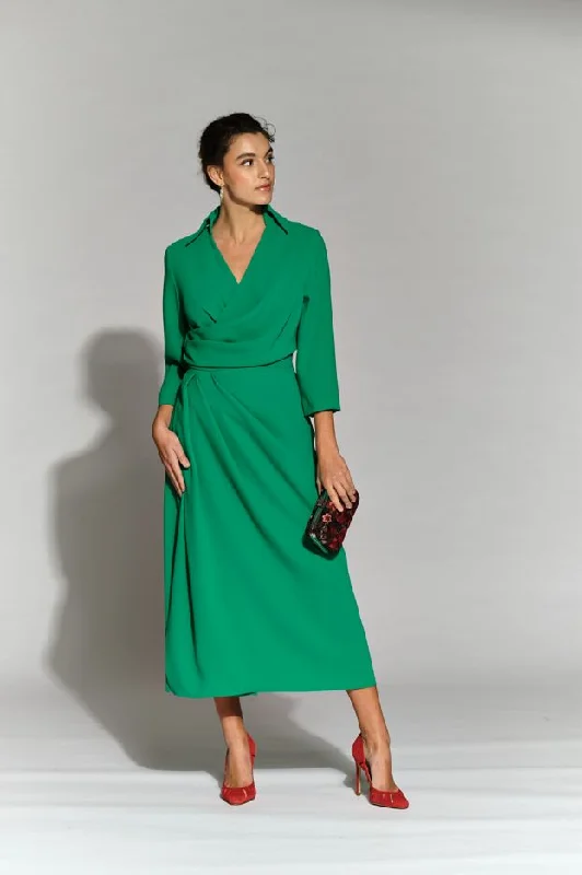 sophisticated dressMoskada Green Capella Dress