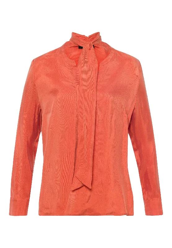 textured dressTuzzi Orange Cupro Blouse