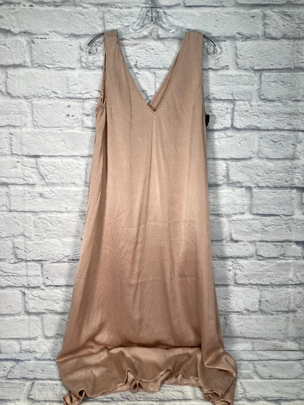 Grand Opening Sale Dress Designer By Johnny Was In Pink, Size: L