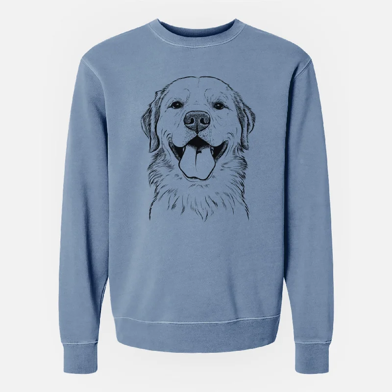 Major Savings trendy sports sweatshirtBare Bennett the Golden Retriever - Unisex Pigment Dyed Crew Sweatshirt Major Savings trendy sports sweatshirtBare Bennett the Golden Retriever - Unisex Pigment Dyed Crew Sweatshirt