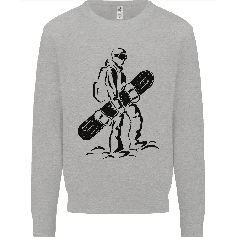 Price Break breathable workout hoodieA Snowboarder Snowboarding Winter Sports Mens Sweatshirt Jumper
