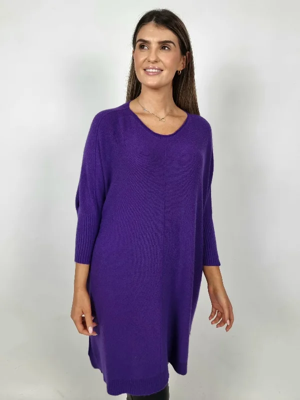 Can't Miss Alexandre Laurent Purple Kniited Sweater