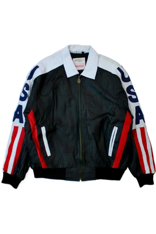 Bargain Blast WHEREMI Michael Hobson - USA Leather Jacket
