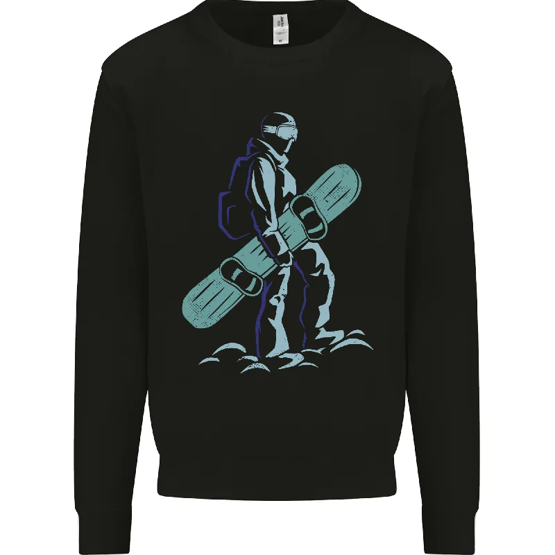 Exclusive Savings loose fit sports sweatshirtA Snowboarding Figure Snowboarder Mens Sweatshirt Jumper Exclusive Savings loose fit sports sweatshirtA Snowboarding Figure Snowboarder Mens Sweatshirt Jumper