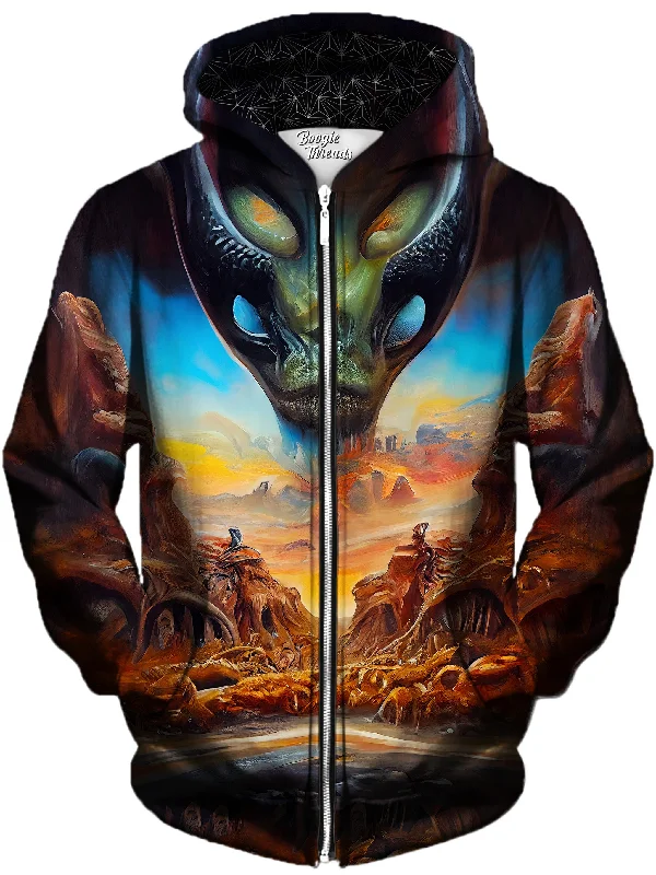Limited Edition Abstract Dictator Unisex Zip-Up Hoodie