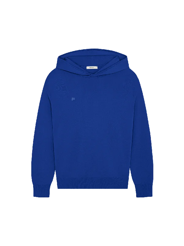 Womens DNA Regenerative Merino Wool Hoodie—earth blue