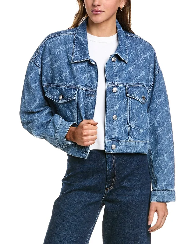 Exclusive Deal Hugo Galentina Silk-Blend Jacket