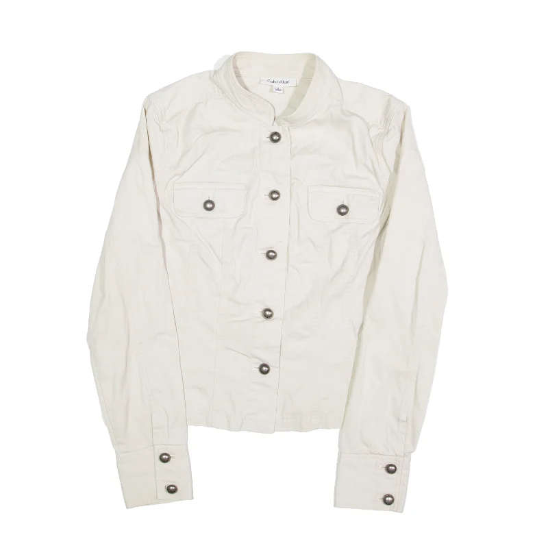 Savings Bonanza CALVIN KLEIN Shell Jacket Beige Womens XS