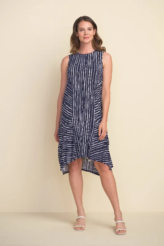 Clearance Items Joseph Ribkoff Pinstripe Floaty Dress