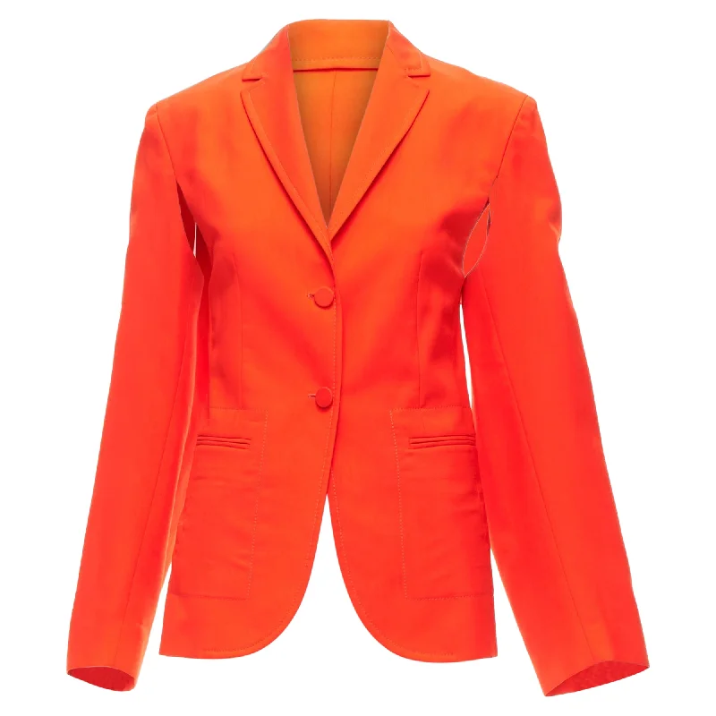 Don’t Miss Out Ports 1961 Wool Silk Underarm Cut Out Asymmetric Blazer
