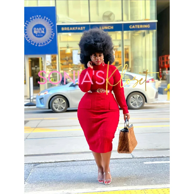 Final Sale GAIA SWEATER  DRESS