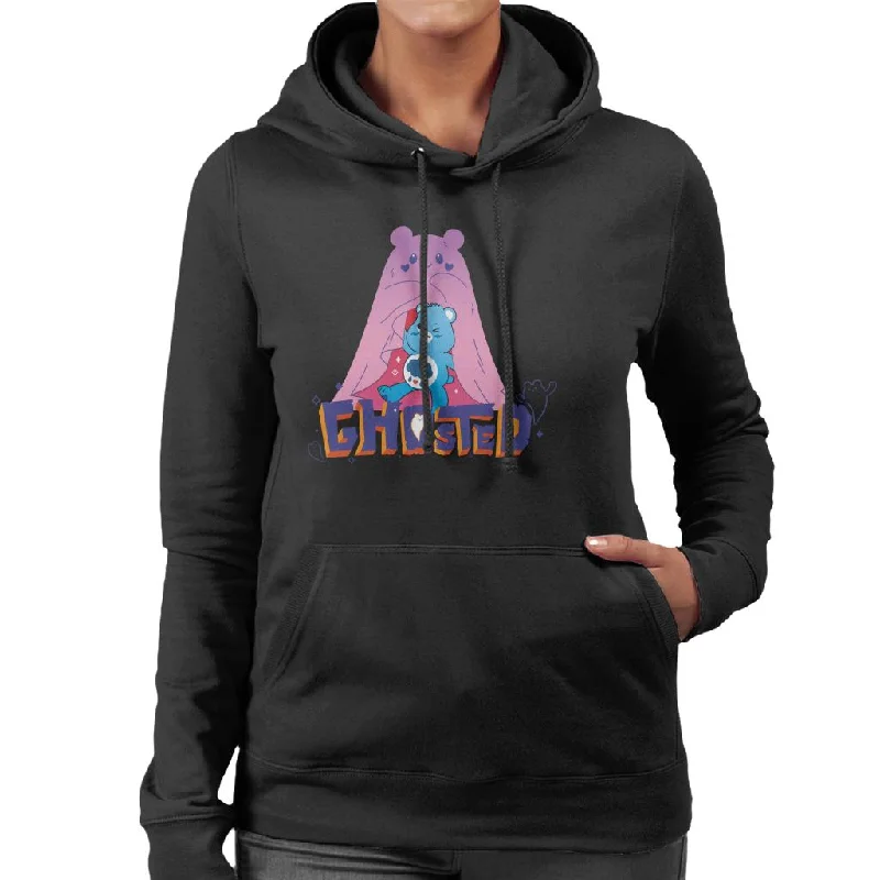 Blowout Sale Care Bears UTM Halloween Grumpy Bear Ghosted Women's Hooded Sweatshirt