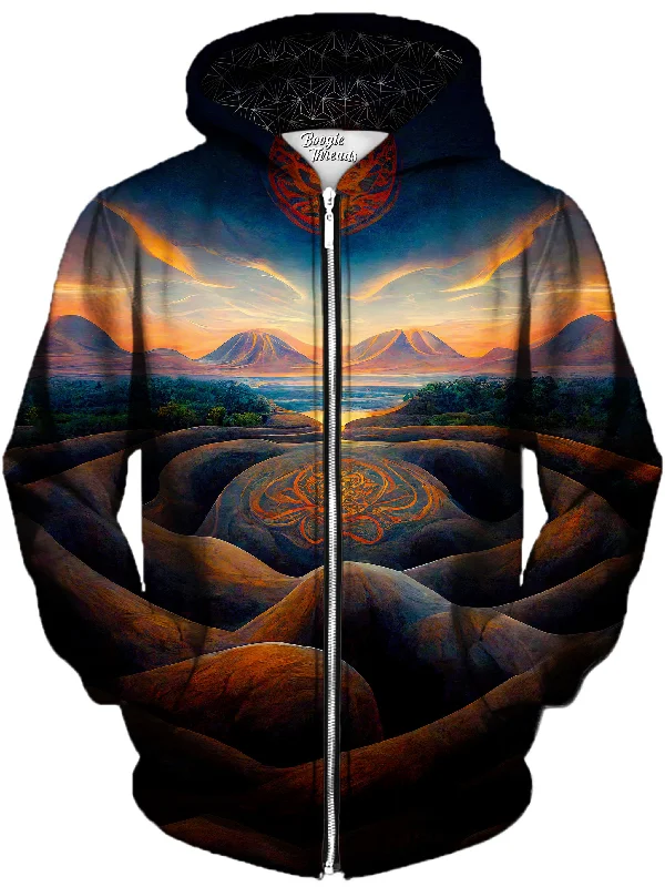 Bonus Savings Frightening Tension Unisex Zip-Up Hoodie
