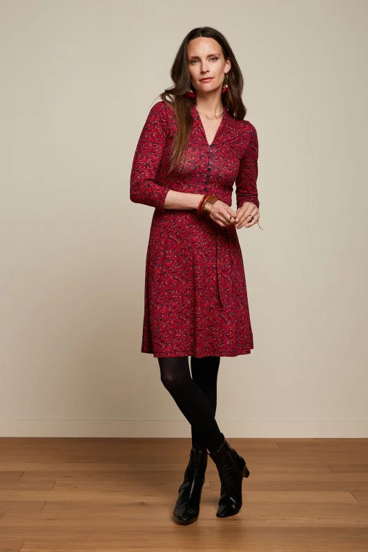 Take Advantage KING LOUIE Cherry Red Emmy Dress Vinti