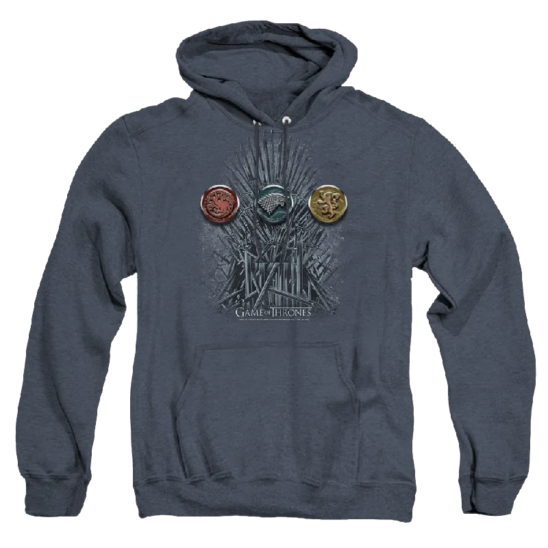 Game of Thrones For The Throne Sigils - Heather Pullover Hoodie