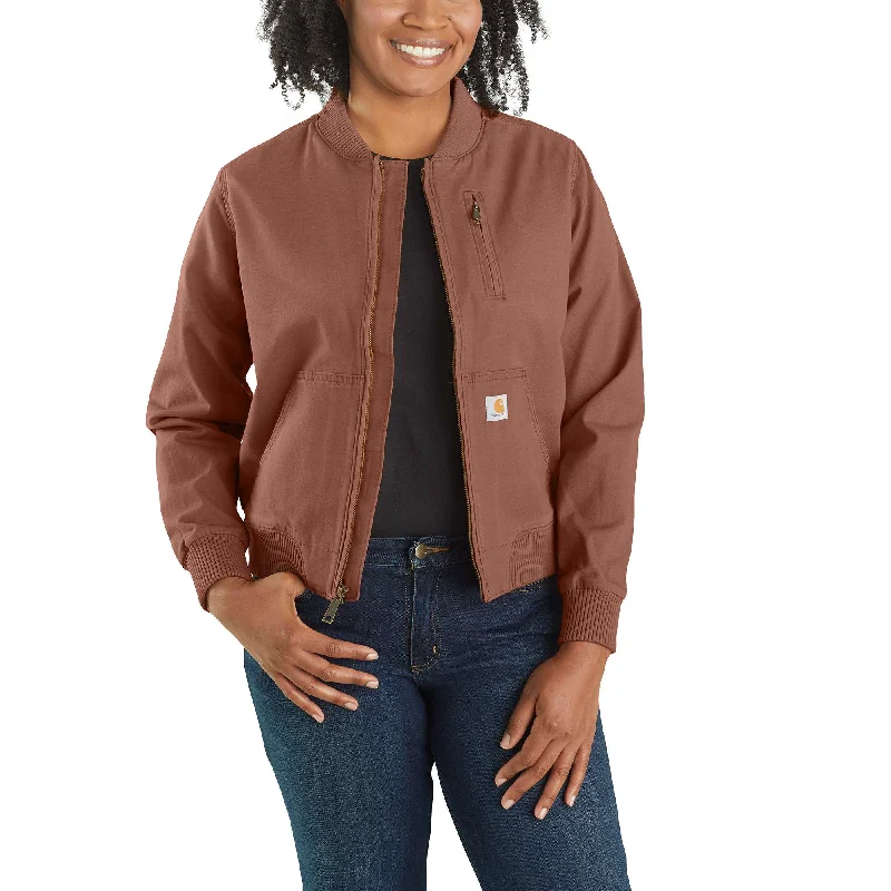 Special Discount Women's Rugged Flex® Relaxed Fit Canvas Jacket - 1 Warm Rating