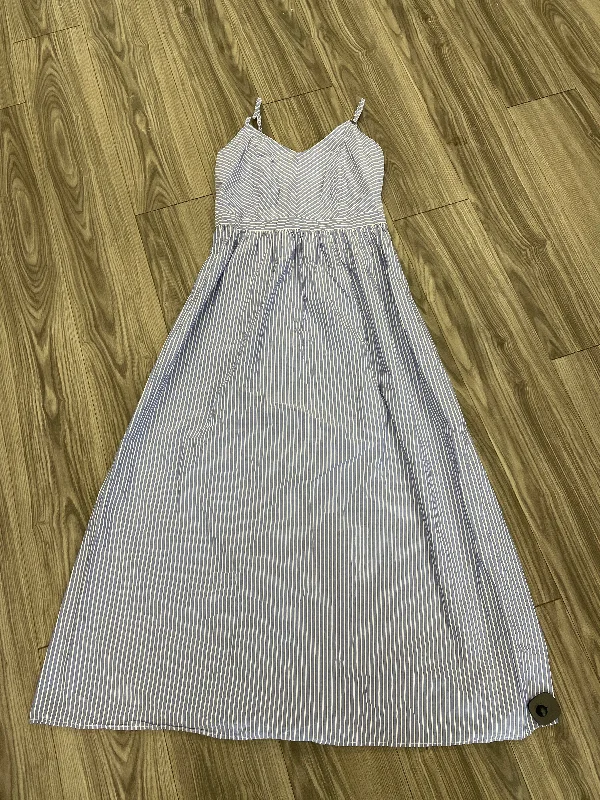 TIME-Limited Offer Dress Casual Maxi By Loft In Striped Pattern, Size: M