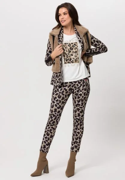 fitted dressTuzzi Animal Print Fearless Attitude Trousers