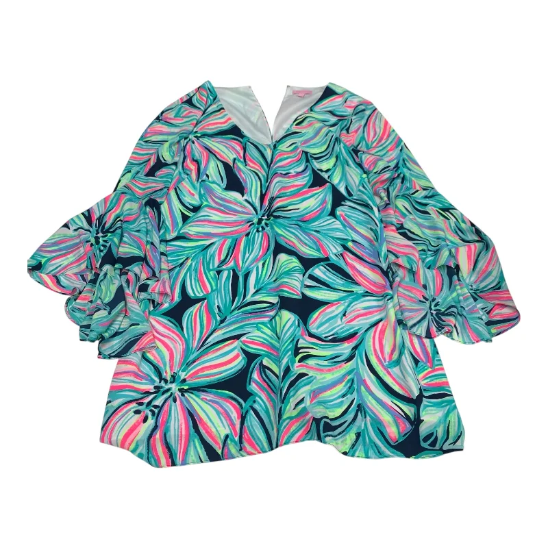 Discount Deals Dress Designer By Lilly Pulitzer In Blue & Pink, Size: L